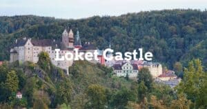 Visiting Loket Castle near Karlovy Vary offers stunning views and history.